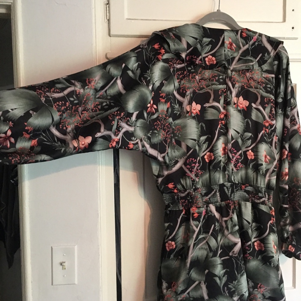 Johanna Ortiz x H&M palm greens flounce dress size Large - Picture 9 of 16
